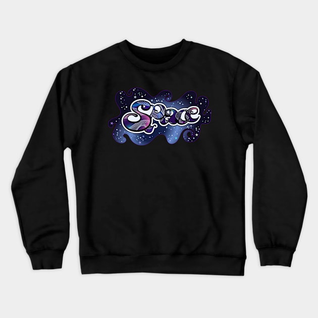 Space art Crewneck Sweatshirt by Ari